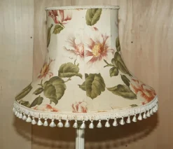 Discount Pamono Painted Floor Lamp with Vintage Floral Shade