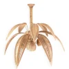 Clearance Pamono Palm Tree Ceiling Light in Rattan, 1990s