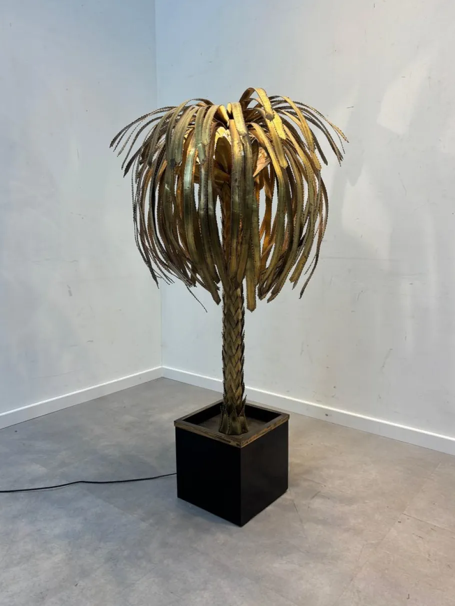 New Pamono Palm Tree Floor Lamp from Maison Jansen