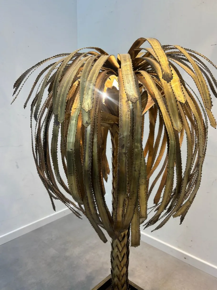 New Pamono Palm Tree Floor Lamp from Maison Jansen