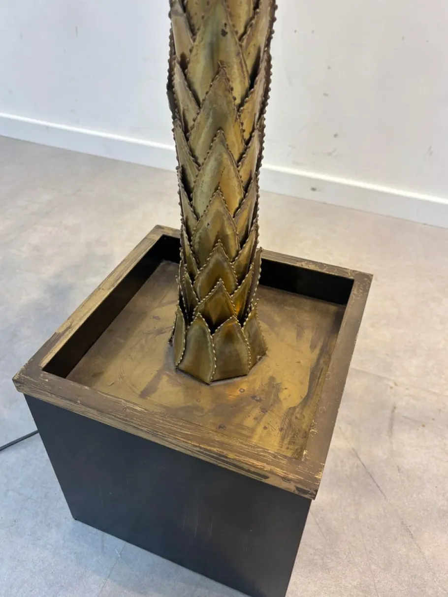 New Pamono Palm Tree Floor Lamp from Maison Jansen