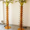 Clearance Pamono Palm Tree Floor Lamps in Brass & Murano Glass, Set of 2