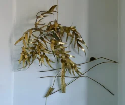 Clearance Pamono Palm Tree Wall Light Sculpture by Daniel Dhaeseleer