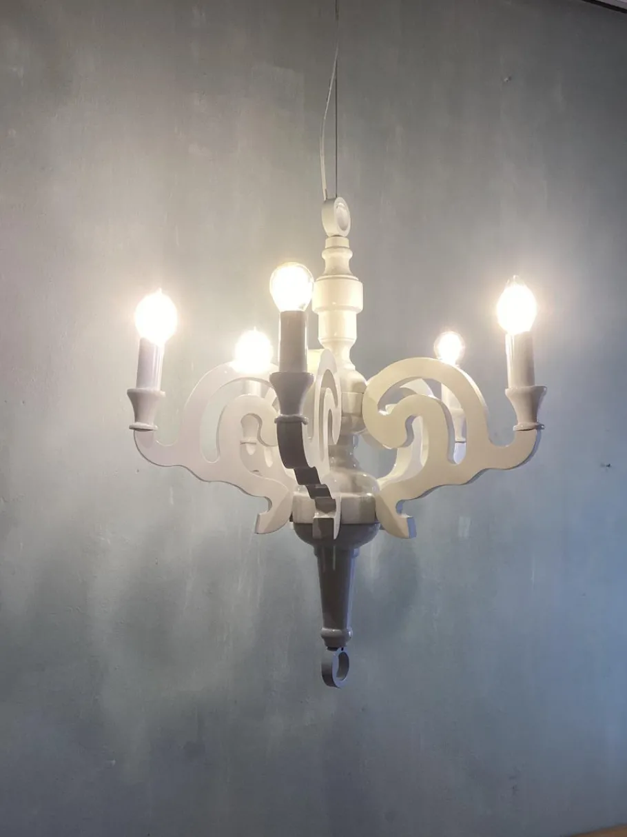 New Pamono Paper Chandelier attributed to Studio Job for Moooi, 1990s