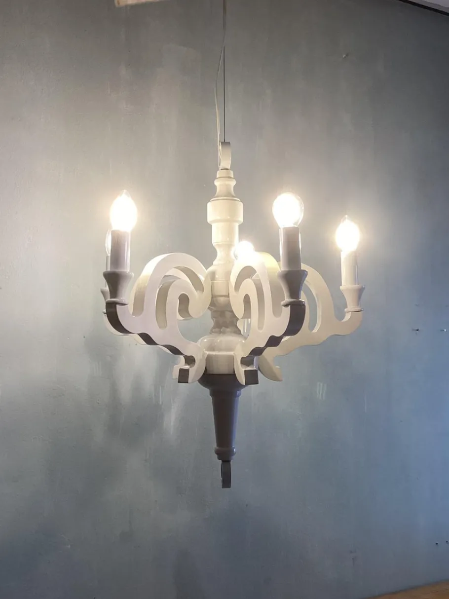 New Pamono Paper Chandelier attributed to Studio Job for Moooi, 1990s