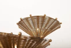 Outlet Pamono Papyrus Floor Lamp by Nucci Valsecchi, 1970s