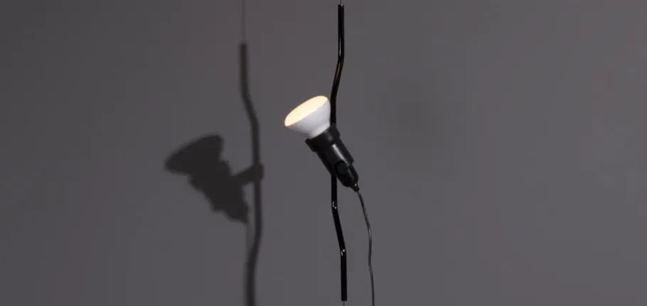 Hot Pamono Parentesi Suspended Lamp with Dimmer from Flos, Italy, 1970s