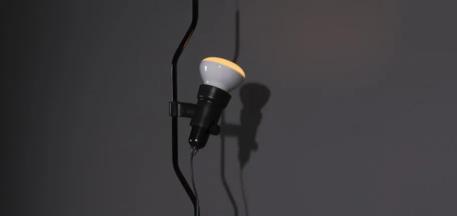 Hot Pamono Parentesi Suspended Lamp with Dimmer from Flos, Italy, 1970s