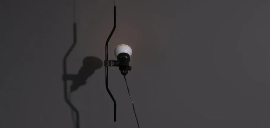 Hot Pamono Parentesi Suspended Lamp with Dimmer from Flos, Italy, 1970s