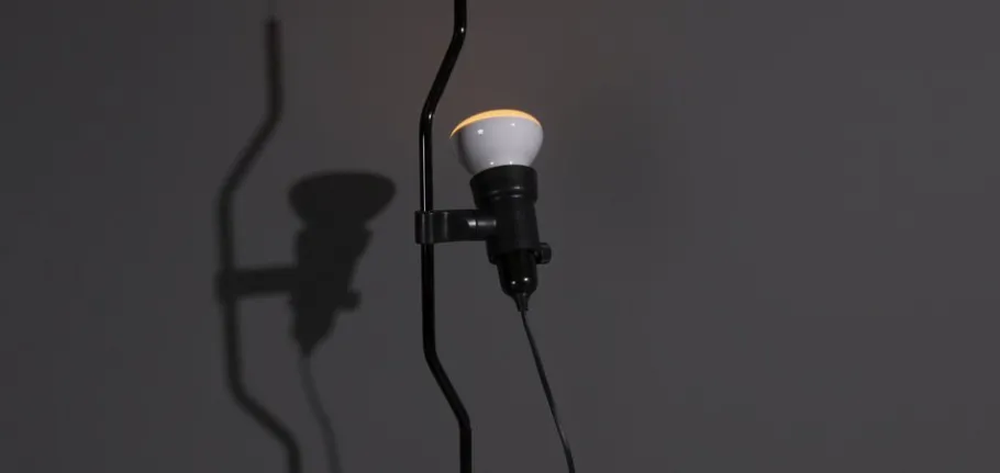 Hot Pamono Parentesi Suspended Lamp with Dimmer from Flos, Italy, 1970s