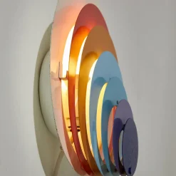 Discount Pamono Peacock Wall Lamp by Bent Karlby for Lyfa, 1970s