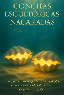 Outlet Pamono Pearly Glazed Ceramic Lamps in the shape of a Shell by Bon Día, 1960s, Set of 2