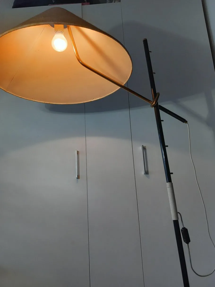 Clearance Pamono Pelikan Floor Lamp by J. T. Kalmar for Kalmar, 1960s