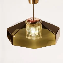 Hot Pamono Pendant by Carl Fagerlund for Orrefors, 1960s