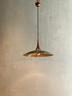 Clearance Pamono Pendant Lamp attributed to Florian Schulz, 1980s
