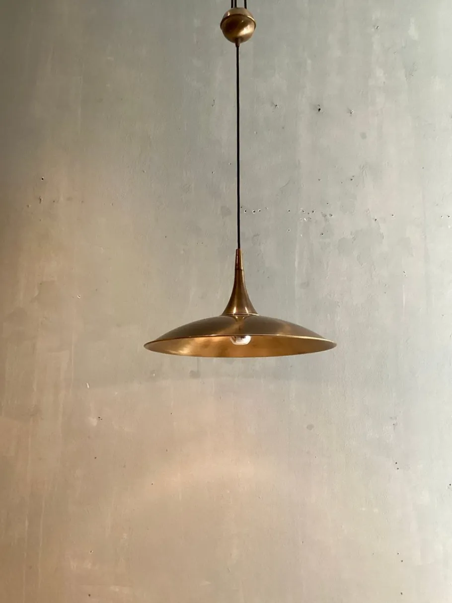 Clearance Pamono Pendant Lamp attributed to Florian Schulz, 1980s