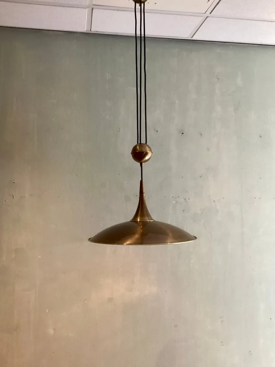 Clearance Pamono Pendant Lamp attributed to Florian Schulz, 1980s