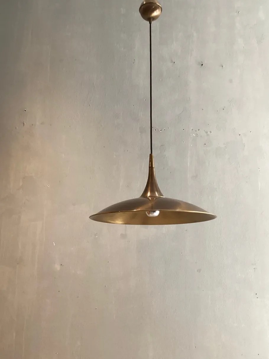 Clearance Pamono Pendant Lamp attributed to Florian Schulz, 1980s