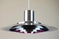 New Pamono Pendant Lamp by Preben Fabricius & Jørgen Kastholm for Nordisk Solar Compagni, Denmark, 1980s