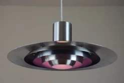 New Pamono Pendant Lamp by Preben Fabricius & Jørgen Kastholm for Nordisk Solar Compagni, Denmark, 1980s