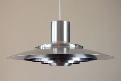 New Pamono Pendant Lamp by Preben Fabricius & Jørgen Kastholm for Nordisk Solar Compagni, Denmark, 1980s