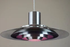 New Pamono Pendant Lamp by Preben Fabricius & Jørgen Kastholm for Nordisk Solar Compagni, Denmark, 1980s