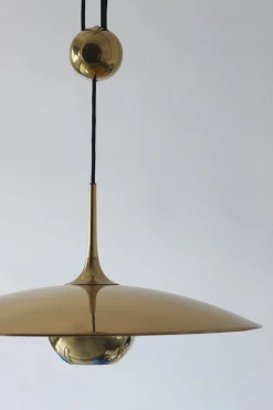 Best Pamono Pendant Lamp in Brass by Florian Schulz