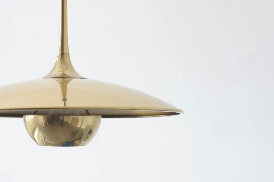Best Pamono Pendant Lamp in Brass by Florian Schulz