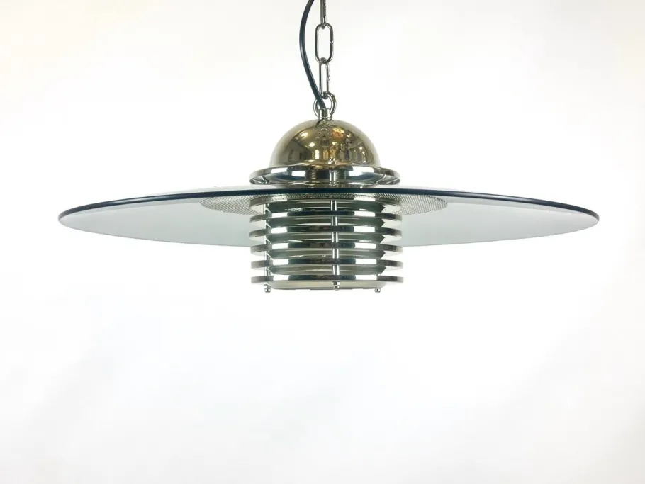 Sale Pamono Pendant Lamp Model T1394 attributed to Jan Eskil Eskilsson for Belid, 1980s