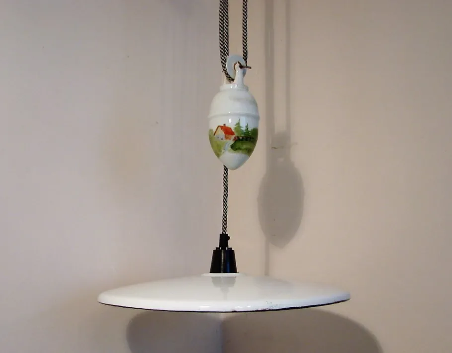 New Pamono Pendant Lamp with Counterweight, 1930s