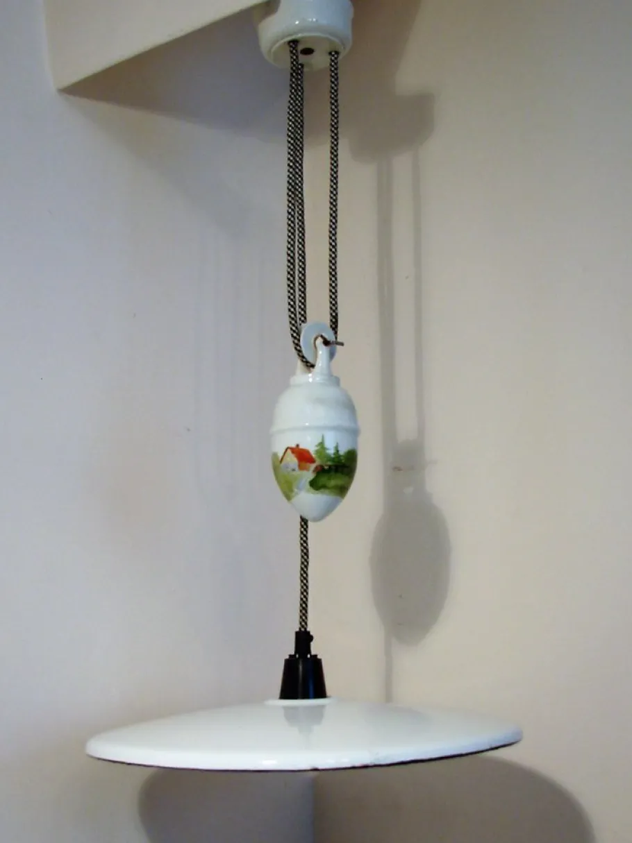 New Pamono Pendant Lamp with Counterweight, 1930s