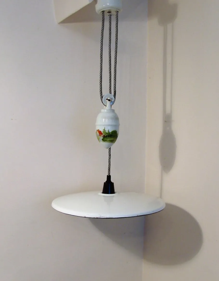 New Pamono Pendant Lamp with Counterweight, 1930s