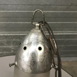 New Pamono Pendant Lamp with White and Matted Glass Shade by Peter Behrens, 1910