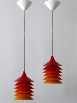 Best Pamono Pendant Lamps Duett by Bent Gantzel Boysen for Ikea Sweden, 1980s, Set of 2