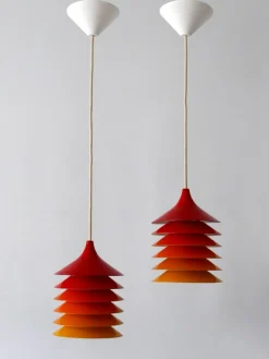 Best Pamono Pendant Lamps Duett by Bent Gantzel Boysen for Ikea Sweden, 1980s, Set of 2