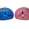 Hot Pamono Pendant Lamps Model Fl/Y in Blue and Pink from Kartell, Italy, 1990s, Set of 2
