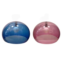 Hot Pamono Pendant Lamps Model Fl/Y in Blue and Pink from Kartell, Italy, 1990s, Set of 2