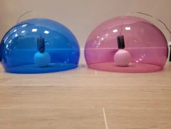 Hot Pamono Pendant Lamps Model Fl/Y in Blue and Pink from Kartell, Italy, 1990s, Set of 2