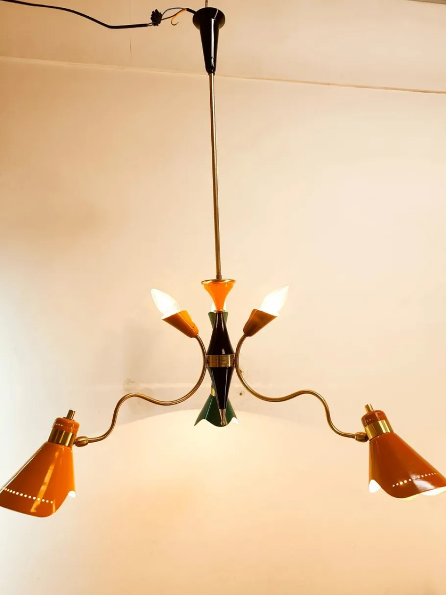 Best Pamono Pendant with Adjustable Multicolor Domes