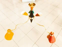 Best Pamono Pendant with Adjustable Multicolor Domes