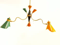 Best Pamono Pendant with Adjustable Multicolor Domes