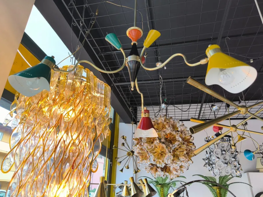 Best Pamono Pendant with Adjustable Multicolor Domes