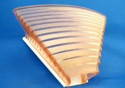 Best Pamono Pergamo Wall Lamp in Pink Satin Glass by Angelo Mangiarotti for Artemide, Italy, 1950s