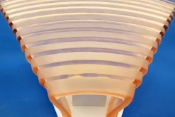 Best Pamono Pergamo Wall Lamp in Pink Satin Glass by Angelo Mangiarotti for Artemide, Italy, 1950s