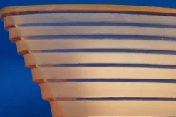 Best Pamono Pergamo Wall Lamp in Pink Satin Glass by Angelo Mangiarotti for Artemide, Italy, 1950s