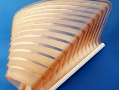 Best Pamono Pergamo Wall Lamp in Pink Satin Glass by Angelo Mangiarotti for Artemide, Italy, 1950s