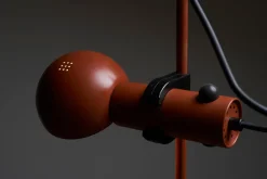 Hot Pamono Petrol Red Floor Lamp attributed to Raul Barbieri & Giorgio Maranelli for Tronconi, 1970s