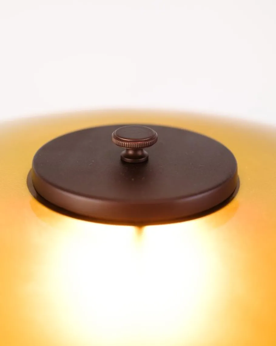 New Pamono PH 3 2 Table Lamp with Amber Shades by Poul Henningsen for Louis Poulsen, 1930s