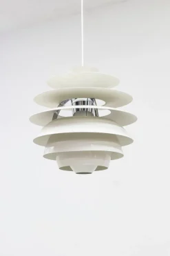 New Pamono PH Snowball Pendant Lamp by Henningsen from Louis Poulsen, 1980s