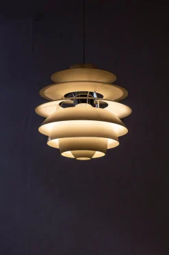 New Pamono PH Snowball Pendant Lamp by Henningsen from Louis Poulsen, 1980s